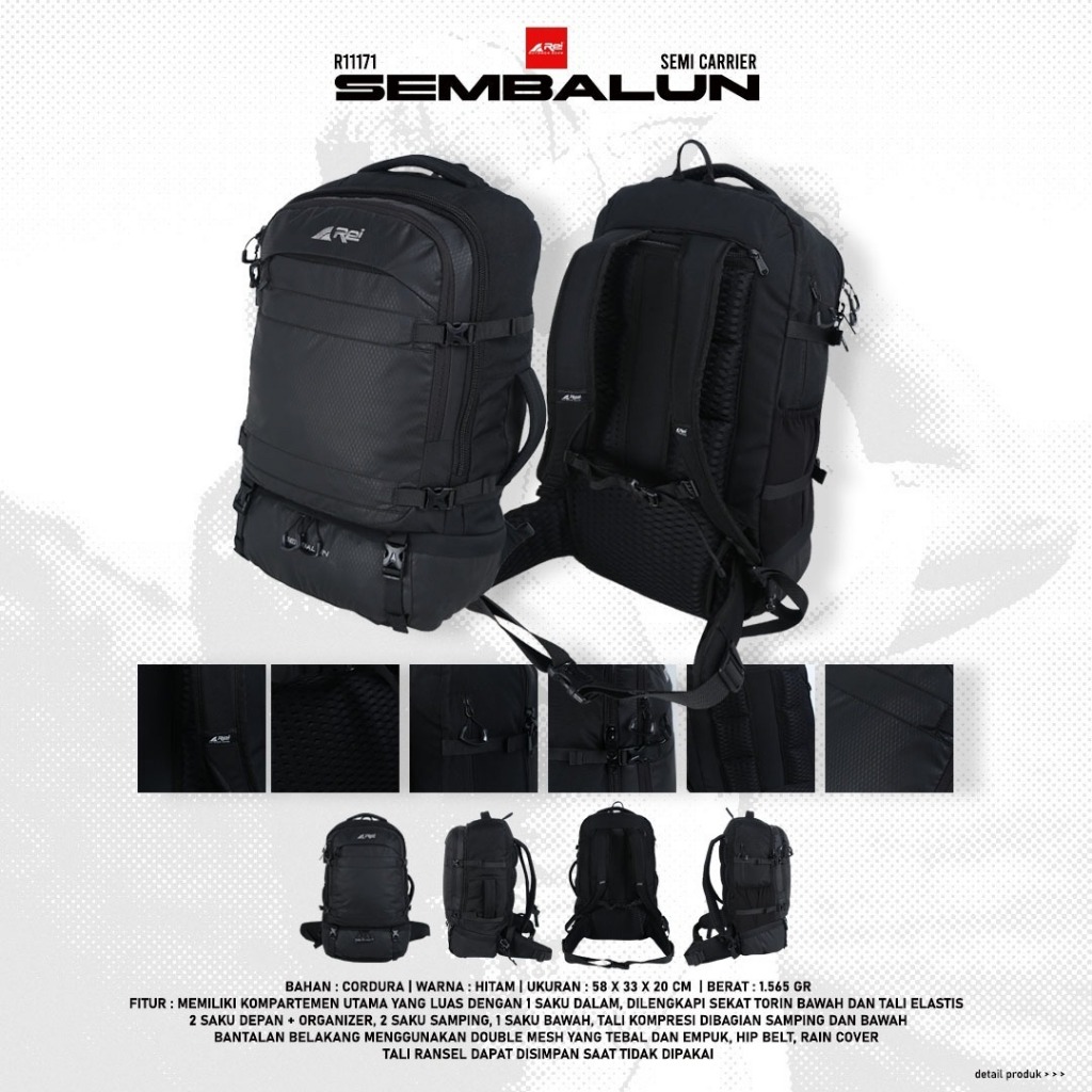 Trackerindo Anugerah Sejahtera Arei Outdoorgear Semi Carrier Sembalun R11171