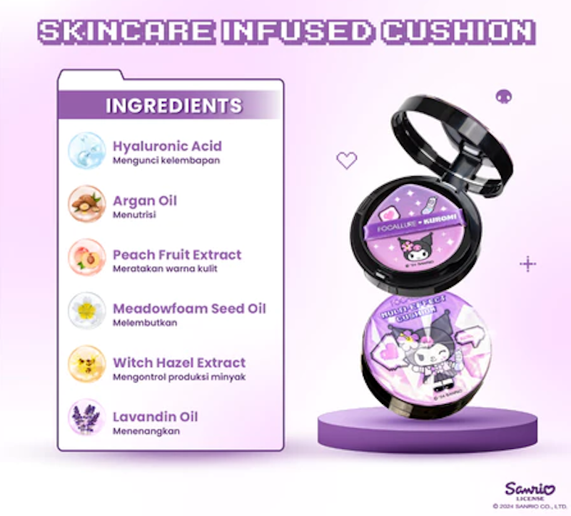 Sanrio Satin Matte Cushion 4