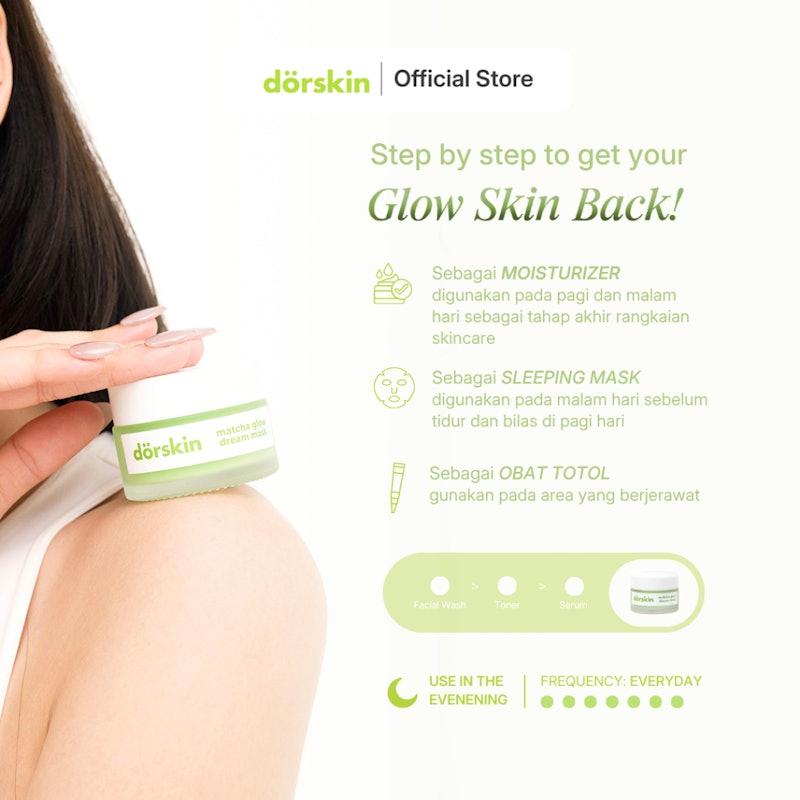 dörskin Matcha Glow Dream Mask 4