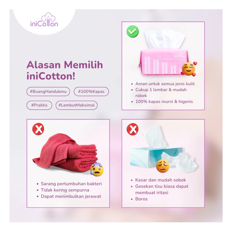 Jaya Lila Mas IniCotton Tisu Serbaguna