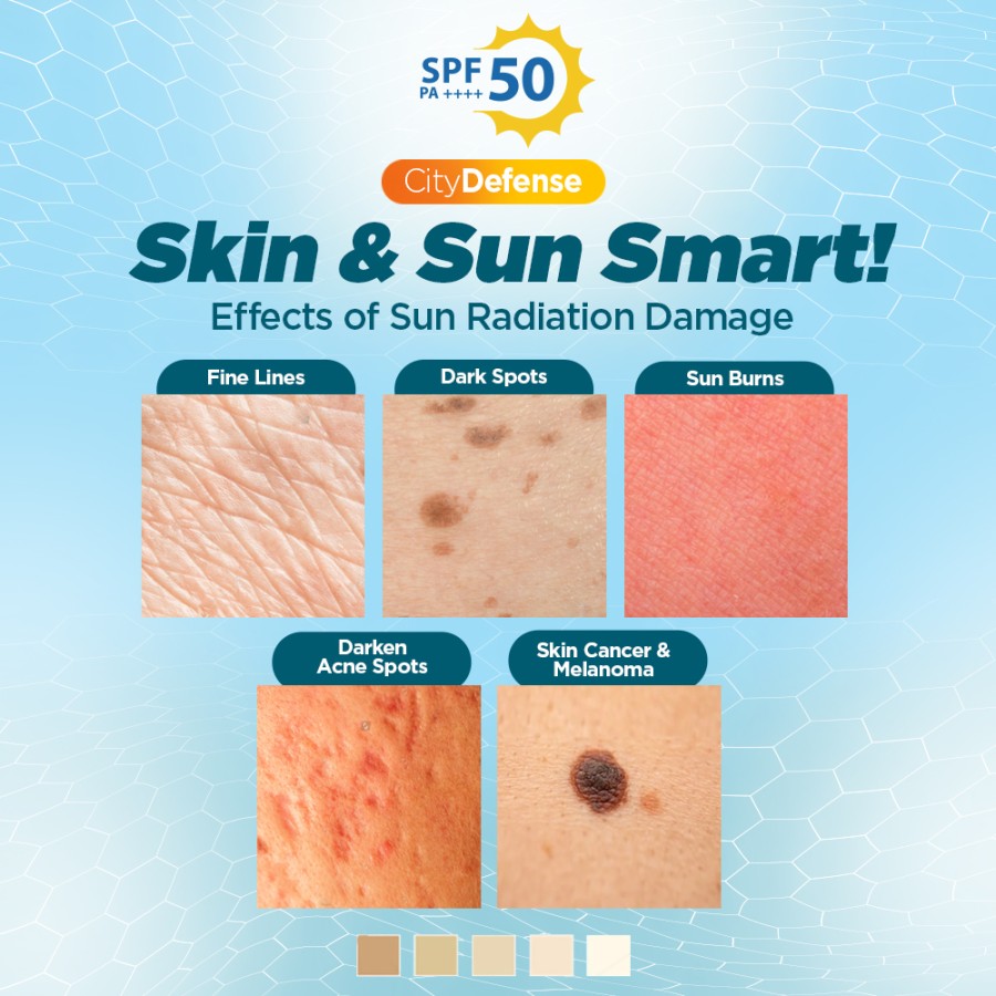 Wahana Kosmetika Indonesia Azarine® City Defense Aqua Essence Sun Shield Serum SPF 50 PA++++