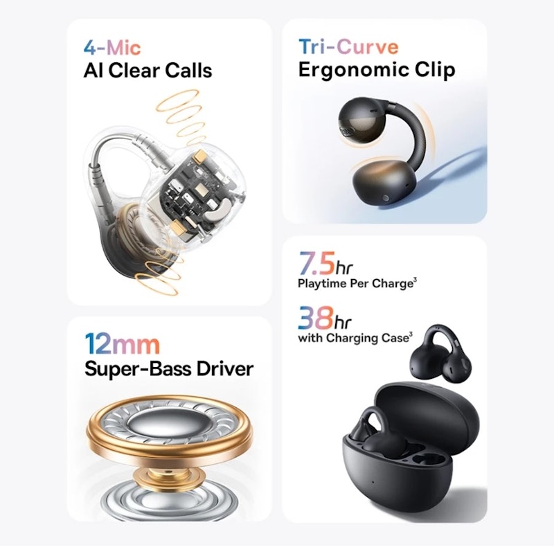 Baseus Open-Ear True Wireless Earbuds Bass 3