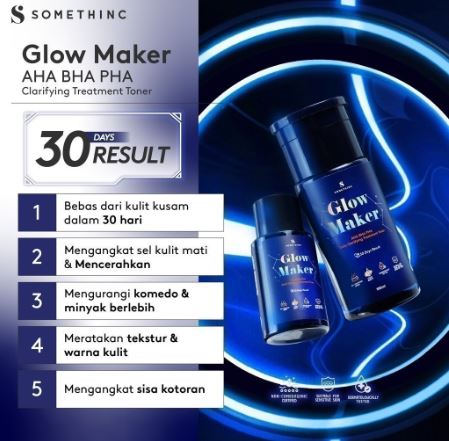 Royal Pesona Indonesia SOMETHINC Glow Maker AHA BHA PHA Clarifying Treatment Toner
