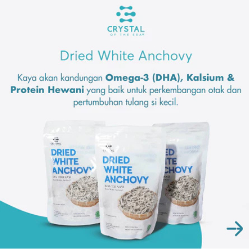 Urchindize Indonesia Crystal of the Sea Dried White Anchovy