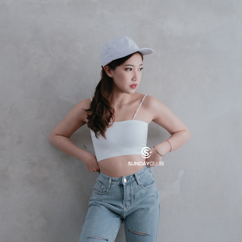Tube Tank Tanktop Bra Kemben Spaghetti Strap 3