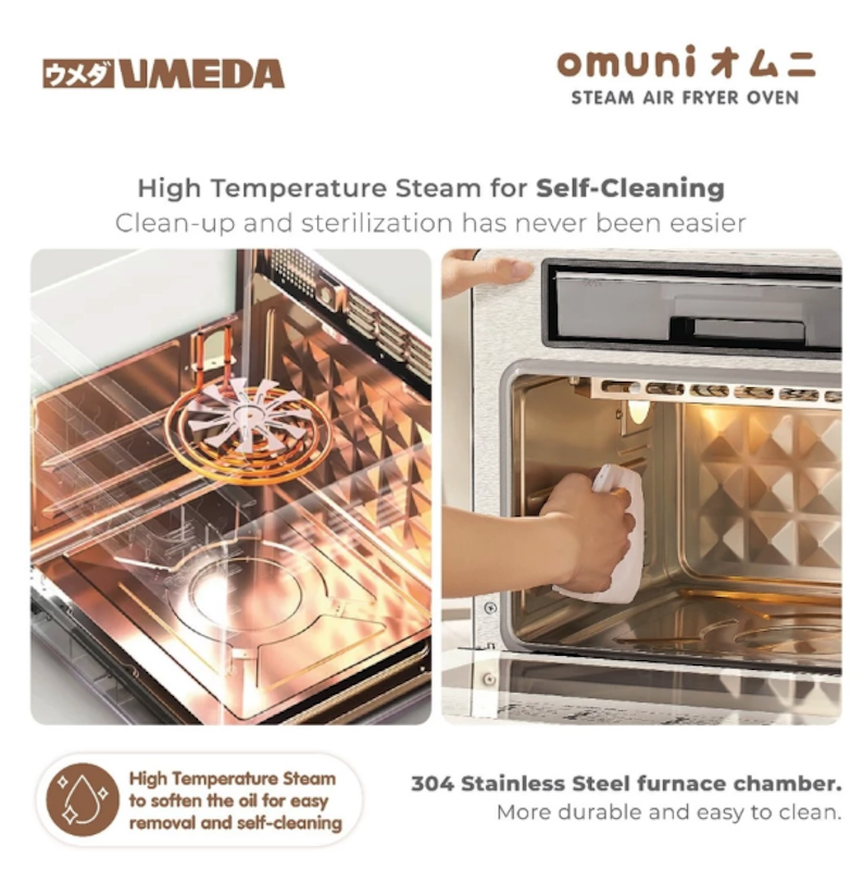 Umeda Omuni Steam Air Fryer Oven 3