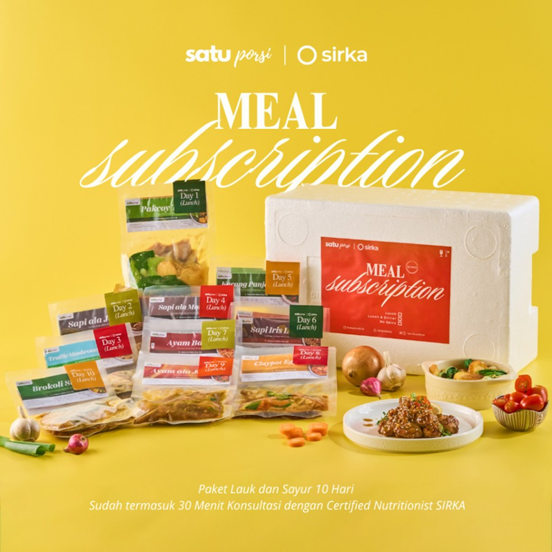 Satu Porsi 10 Days Meal Subscription