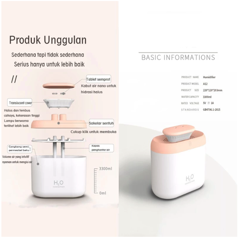 UPUPIN Humidifier Air 4