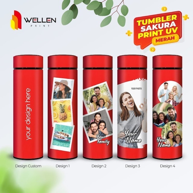 Tumbler Sakura Print Custom 5