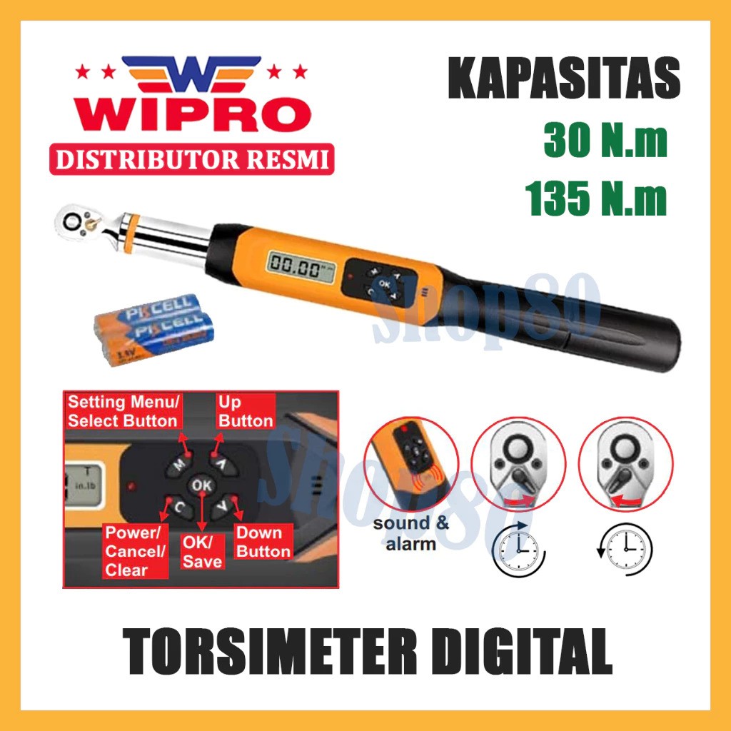 Jatmiko Cipta Karya Wipro Digital Torque Meter DTM-030