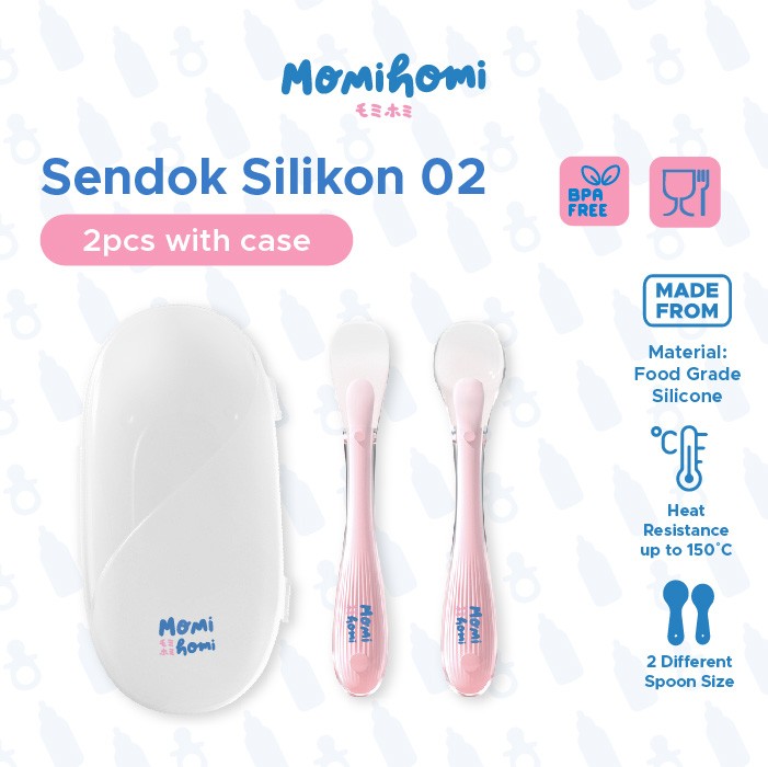  Momi Homi Sendok Makan Bayi Silikon 02