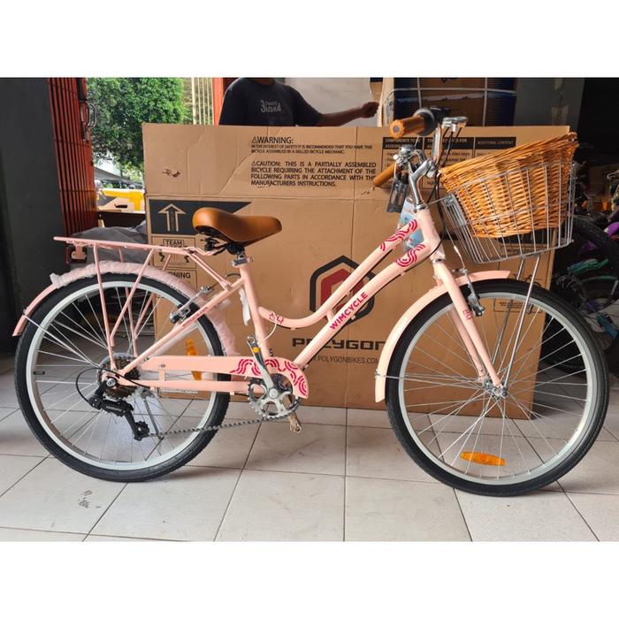 Wijaya Indonesia Makmur Bicycle Industries Wimcycle City Bike Seona 24″
