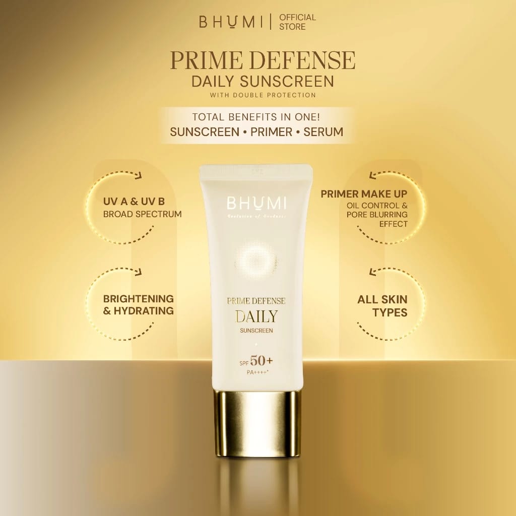 Riza Kreasi Naturalindo BHUMI Prime Defense Daily Sunscreen
