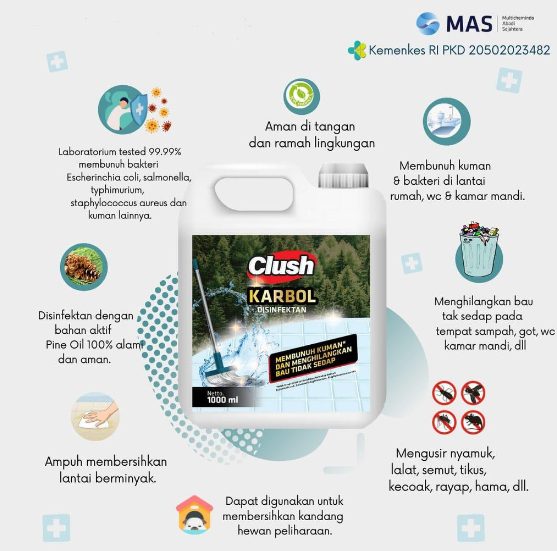 Clush Karbol Disinfektan 3