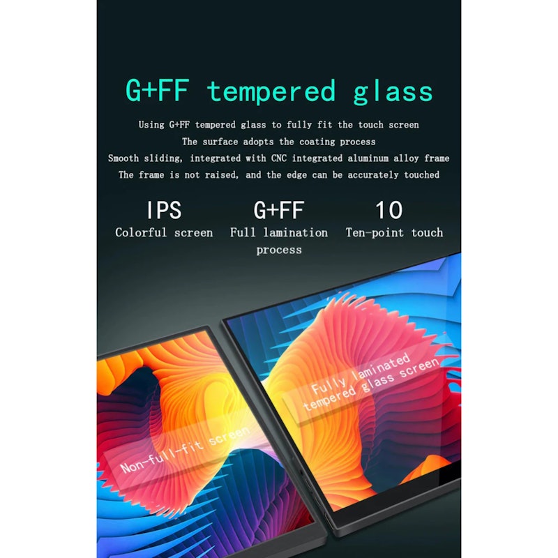 BeeX QLED 14" 2.2K Premium Ultra-Thin Portable Monitor 5