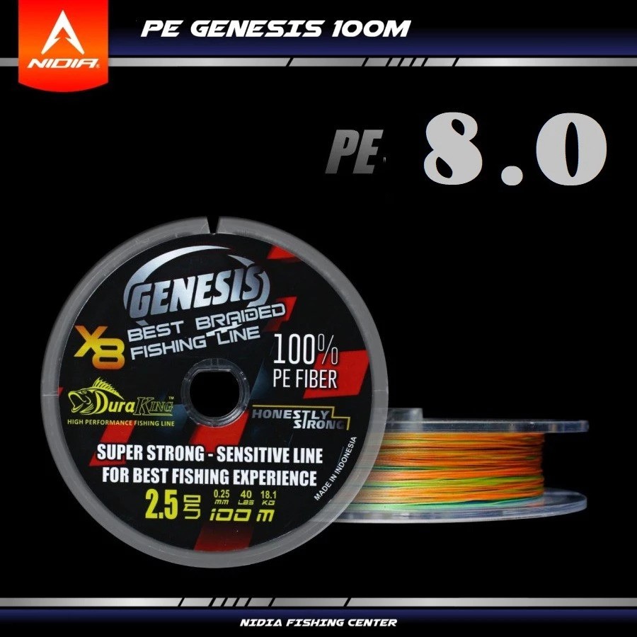Duraking Genesis Braided Fishing Line X8 2