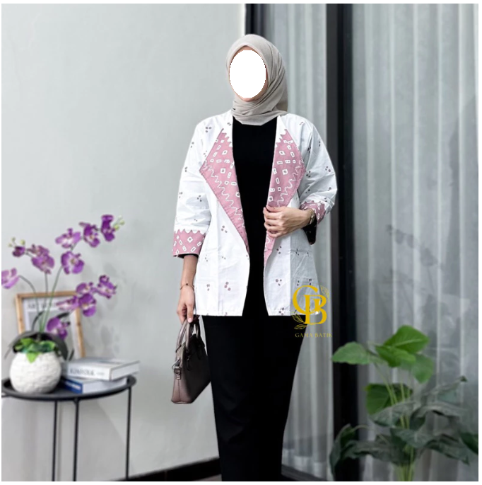 Gama Batik Blazer Batik Atasan Wanita  4