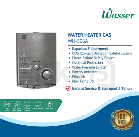 Aditya Sarana Graha Wasser Water Heater WH-506A