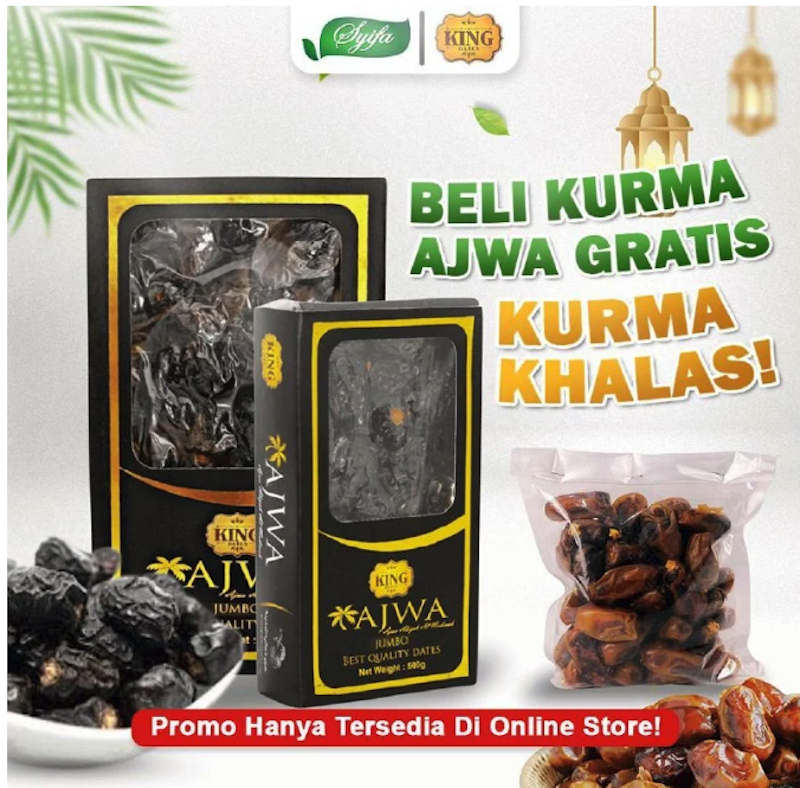 King Dates Ajwa Aliyah Al Madinah 1 kg 3