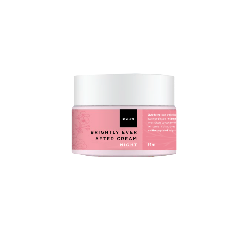 Scarlett Whitening Brightly Ever After Night Cream 