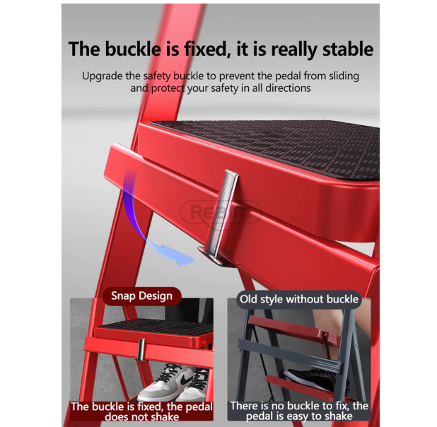  Reaim Tangga Besi Lipat 6 Layer 185 cm