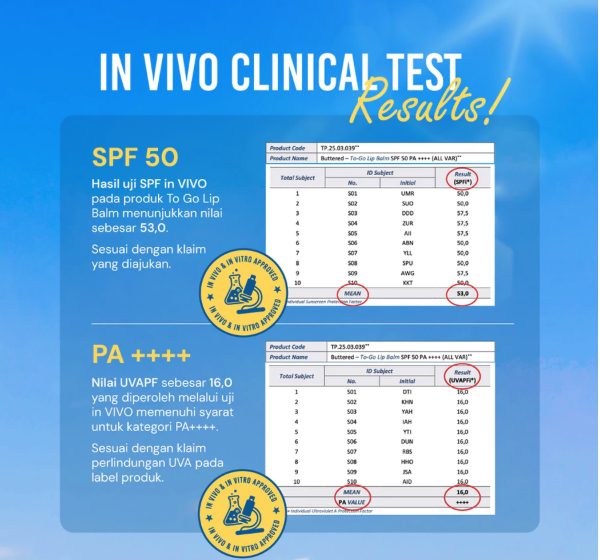 Pillar Brite Care Buttered To-Go Lip Balm SPF 50 PA++++ Coconut