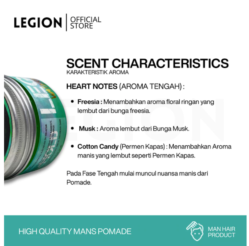 Legion Pomade Waterbased L-Hold 4