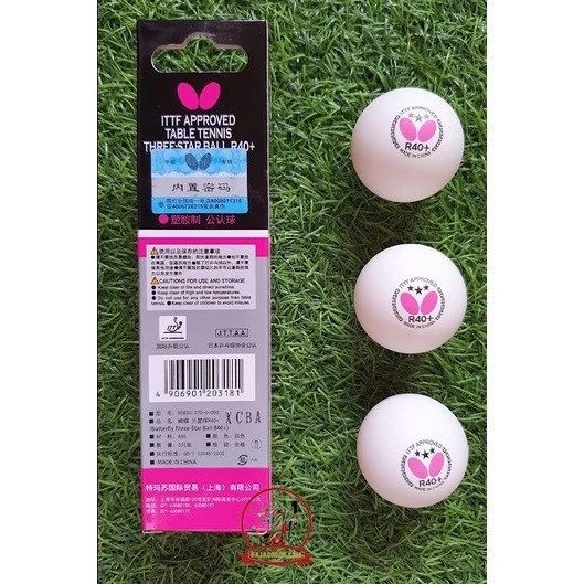 Tamasu Butterfly Three-Star Ball R40+ 95820