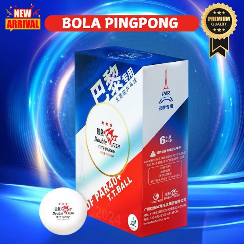 Double Fish PAR40+ 3-Star Table Tennis Ball 5