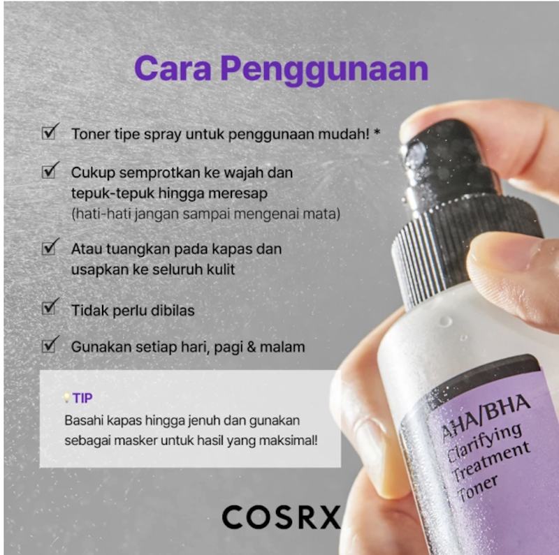 COSRX AHA/BHA Clarifying Treatment Toner 3