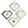 ASHOME Piring Saji Keramik Blue Flower Series 1