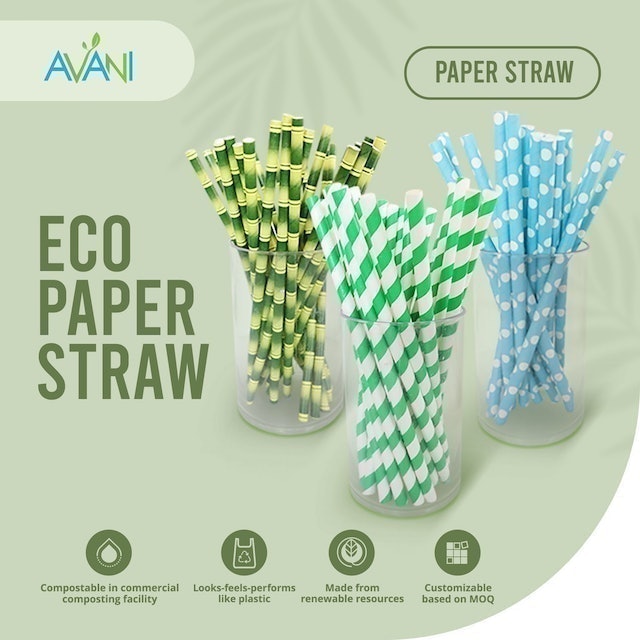 Paper Straws Sedotan Ramah Lingkungan