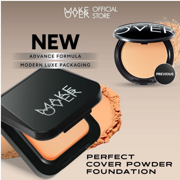 Paragon Technology and Innovation MAKE OVER Perfect Cover Powder Foundation 08 Honey