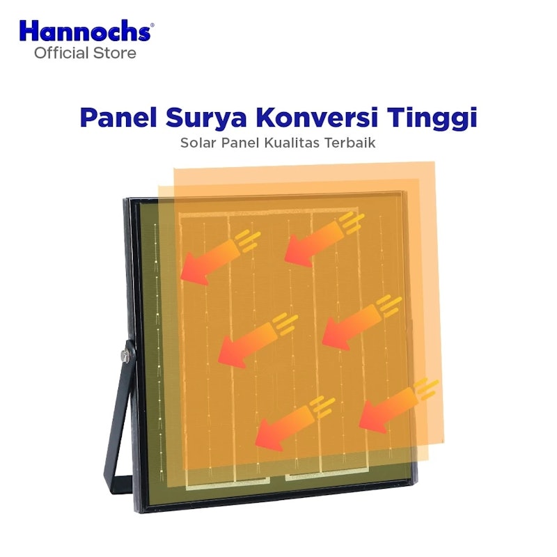 Hannochs LED Floodlight Solar 100W 3