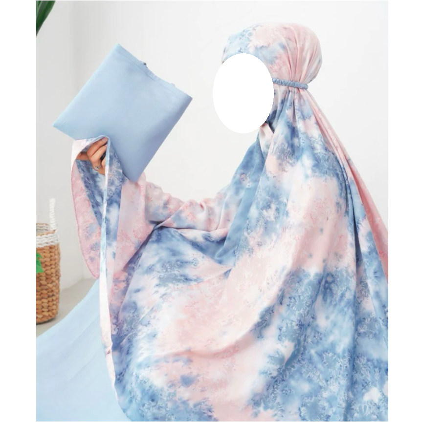  GMJ1 Mukena Bali Dewasa Rayon Tiedye