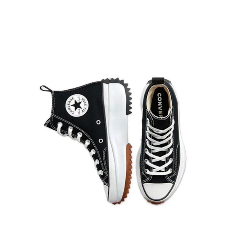 Converse Run Star Hike Canvas Platform Black 4