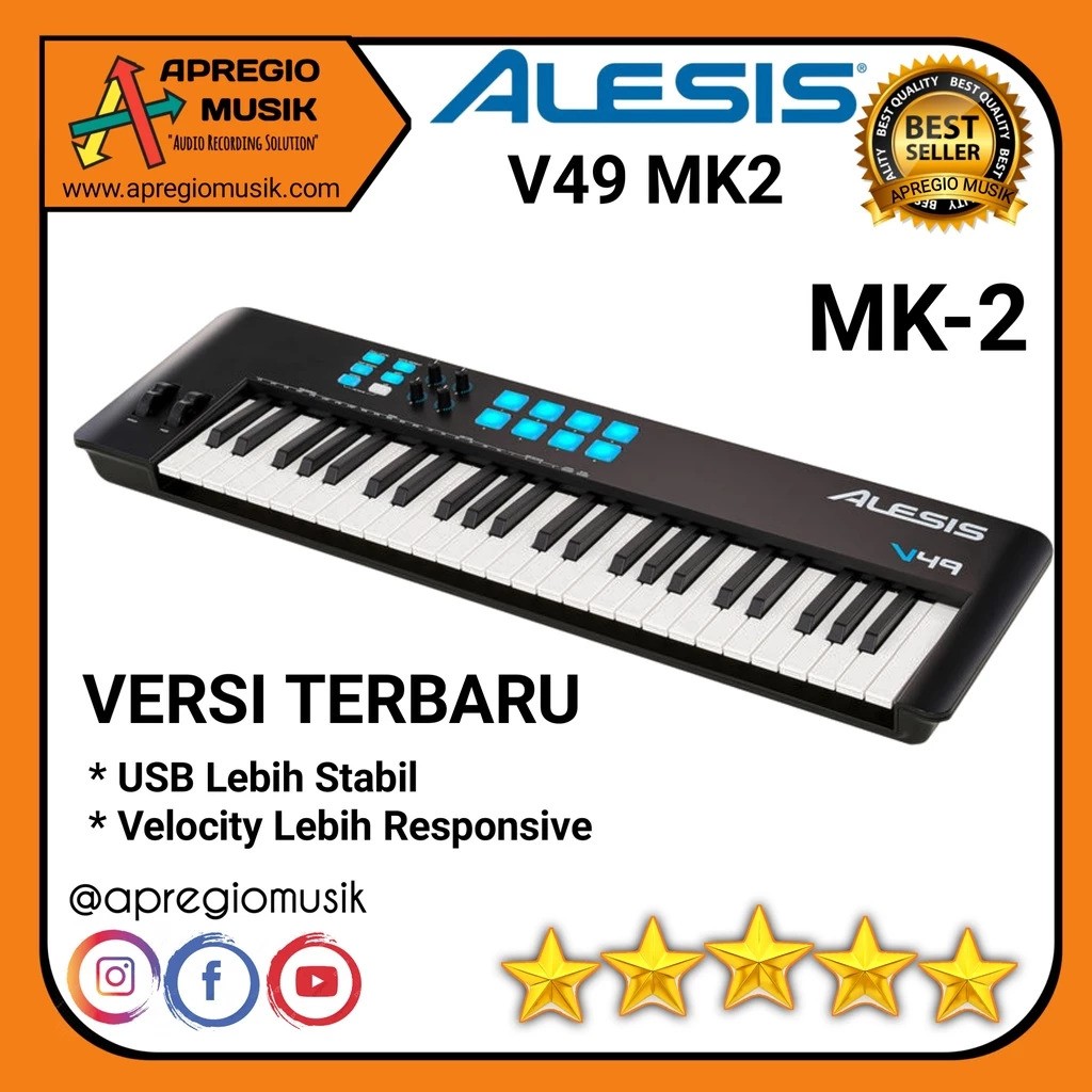 inMusic Brands Alesis® V49 MKII