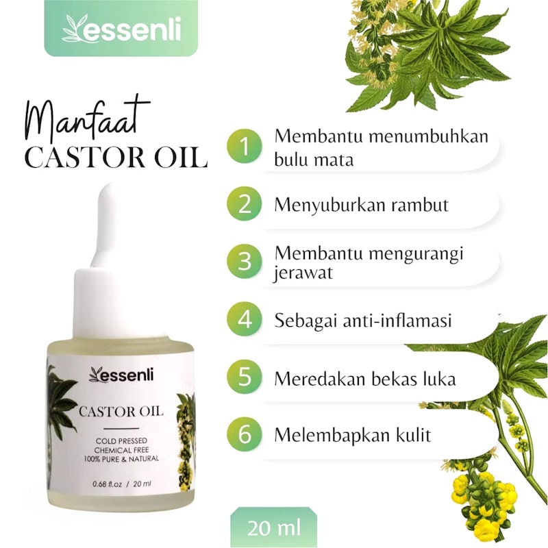 ESSENLI Pure Castor Oil 5