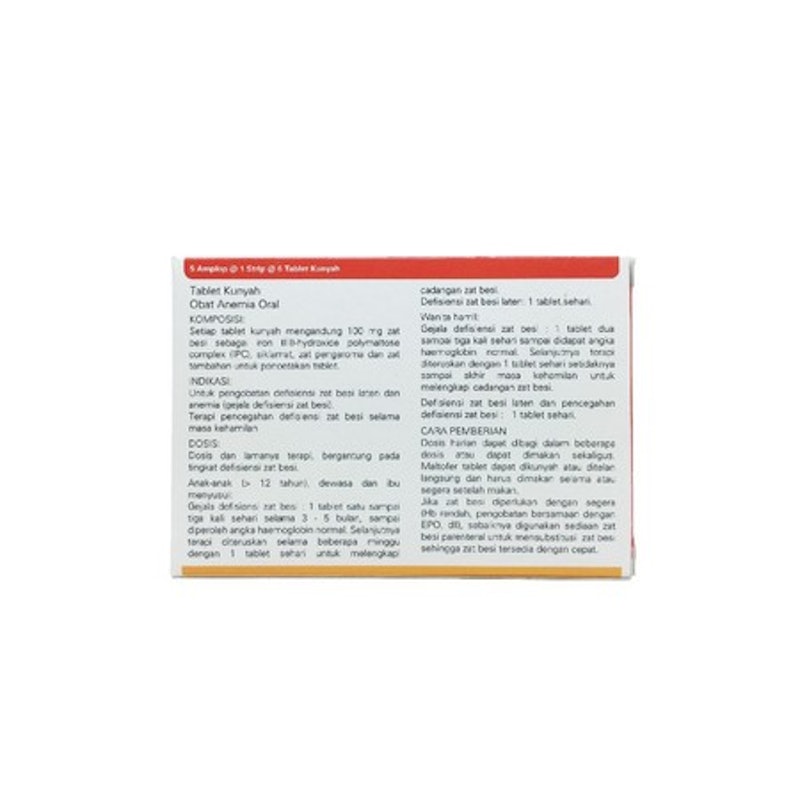 Maltofer Tablet Kunyah 3