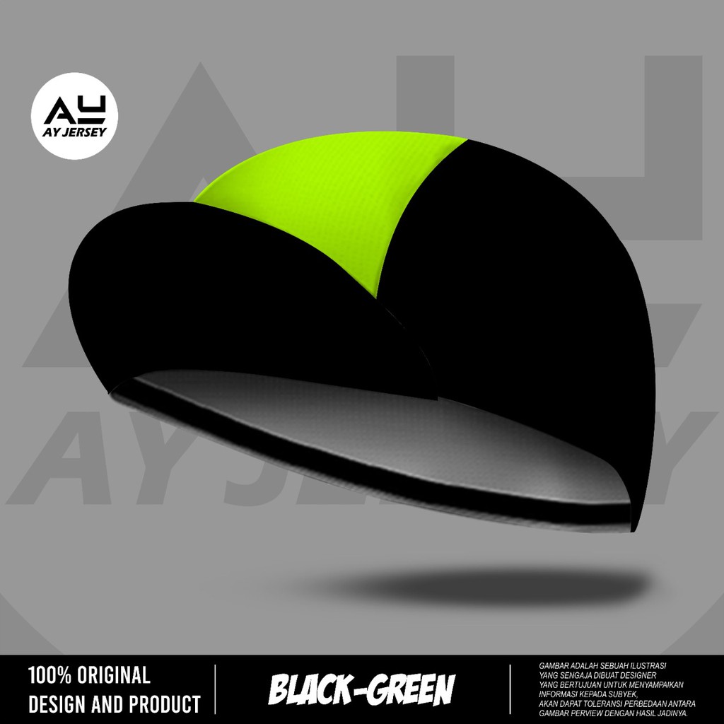 Ay Jersey Cycling Cap Goowes Black