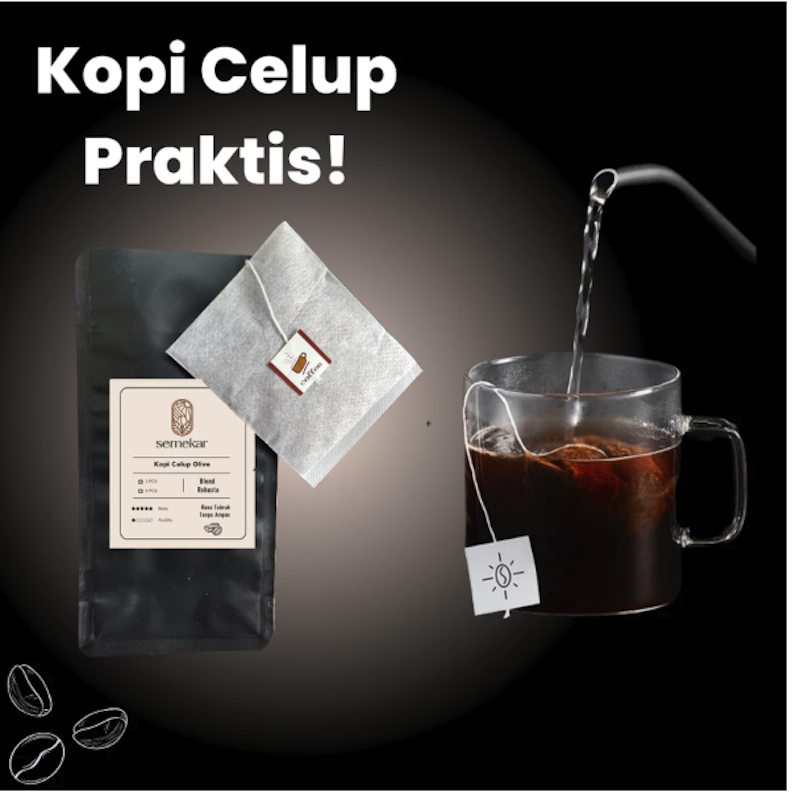 Semekar Coffee Kopi Celup Sachet Robusta Grade 1 4