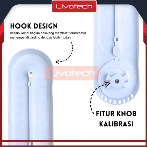  DYWSJ Thermometer Hygrometer Analog Raksa 