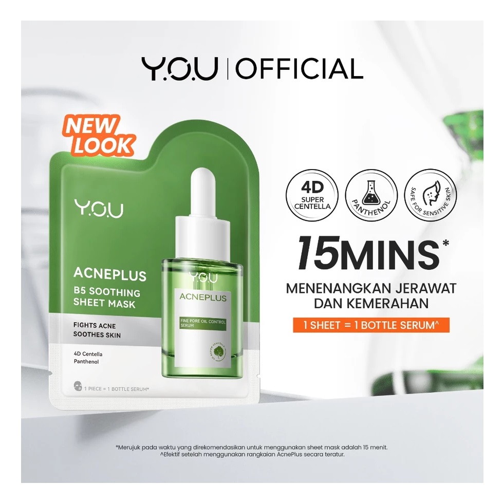 Hebe Beauty Style Y.O.U AcnePlus B5 Soothing Sheet Mask
