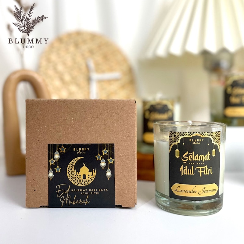 Blummy Deco Scented Candle Lavender Jasmine 3