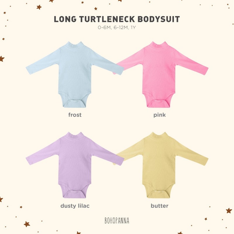 BohoPanna Long Turtleneck Bodysuit 4
