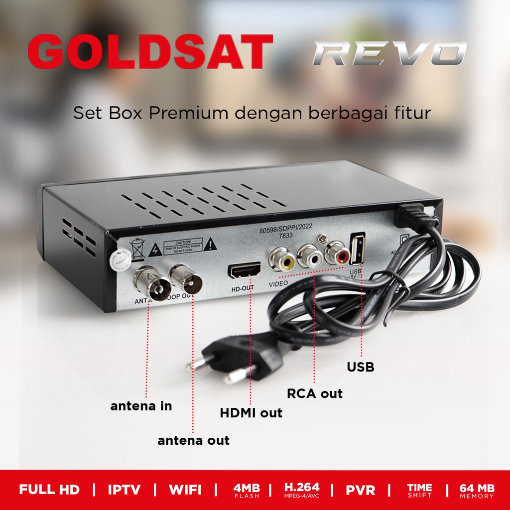 Goldsat Goldsat Set Top Box Revo Series