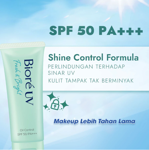 KAO Indonesia Biore UV Fresh & Bright Oil Control SPF 50 PA+++