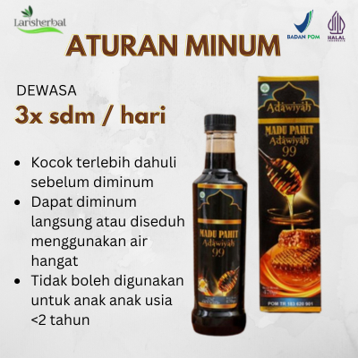 Adawiyah 99 Madu Hitam Pahit 4