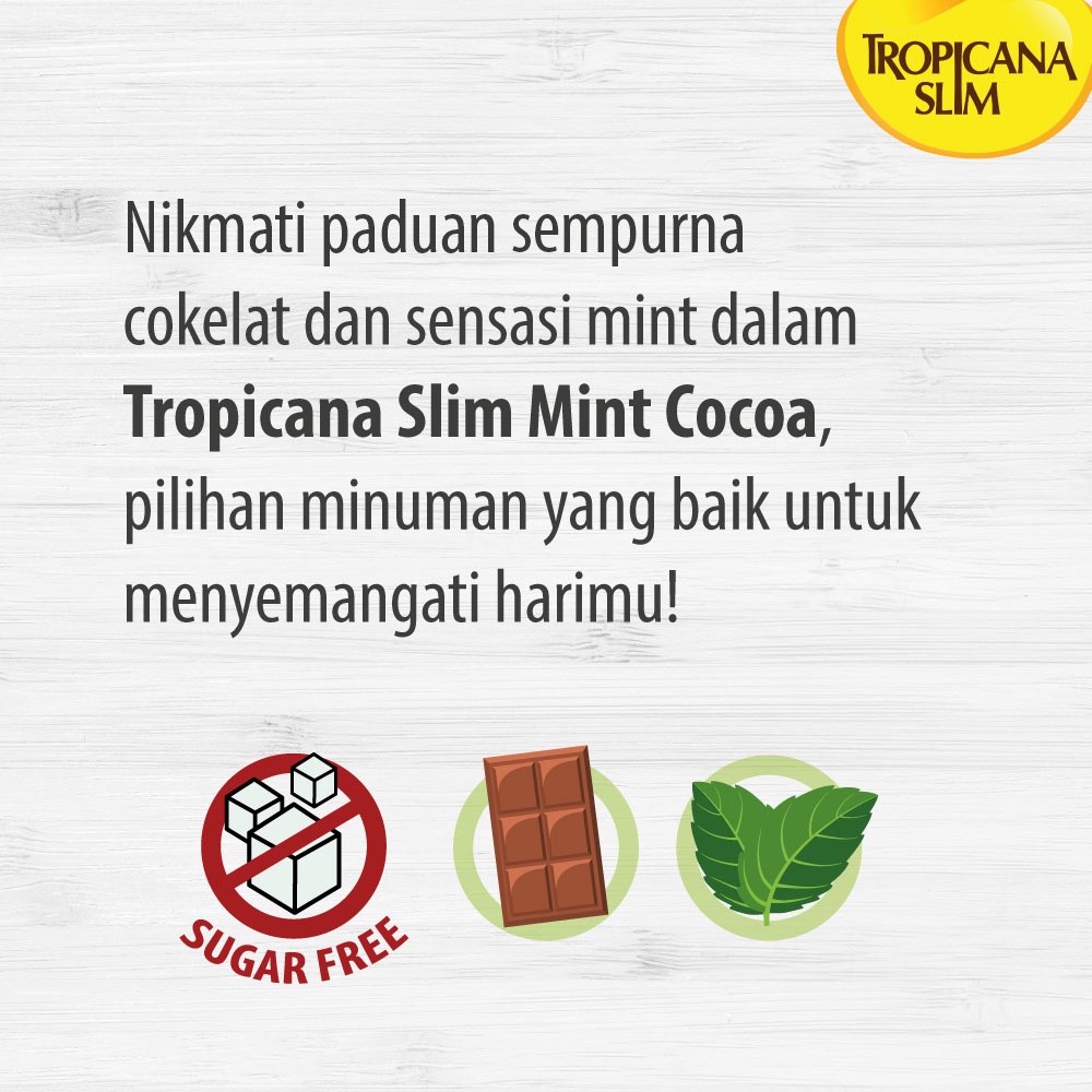 Nutrifood Tropicana Slim Mint Cocoa 10 Sachet