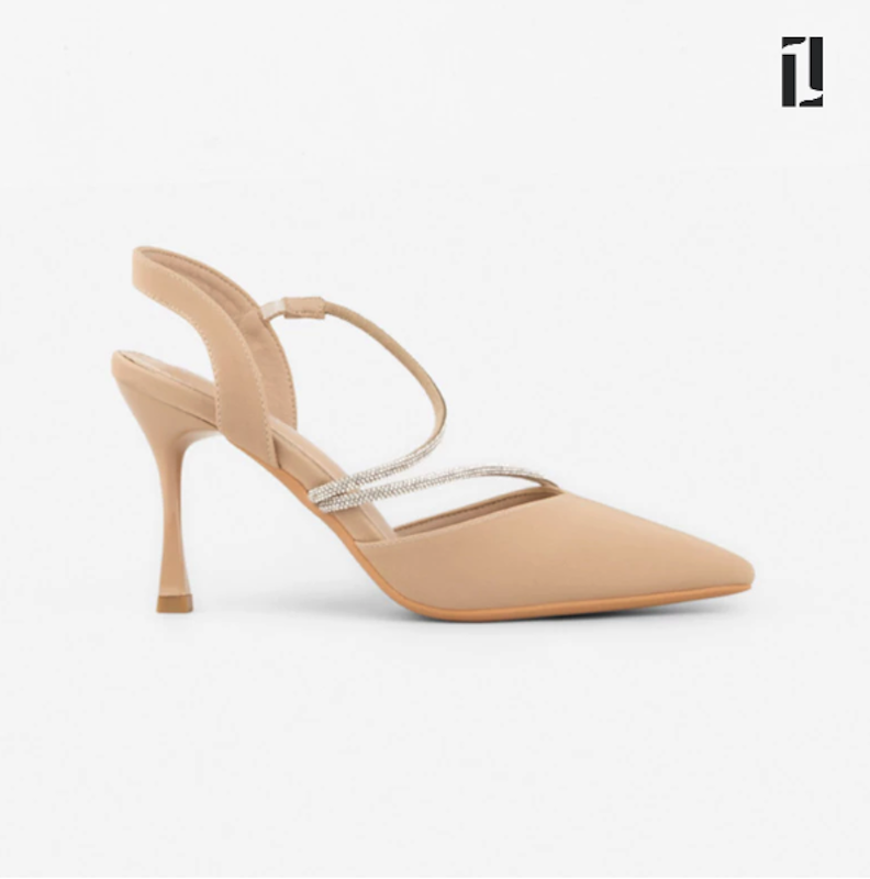 Lawrensia Erika Sepatu Heels Wanita Satin Suede Pesta 4